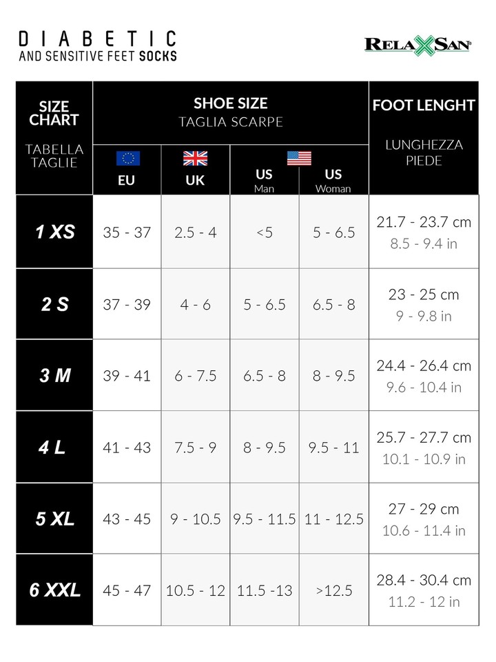 RELAXSAN 560L White 6XXL Diabetic Socks for Men Women Over the calf Seamless... eBay