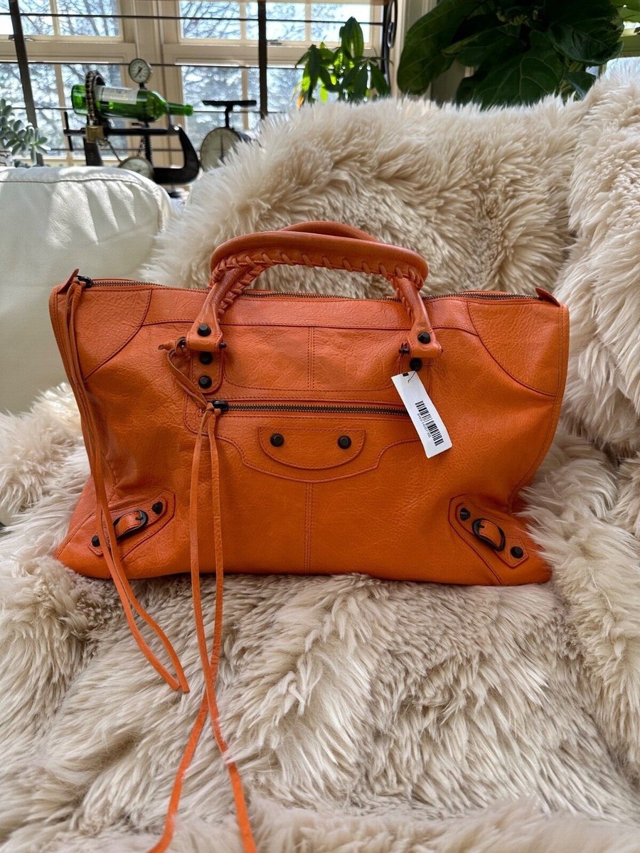 バッグ BALENCIAGA CITY bag Balenciaga // Black Leather Motocross City Bag – VSP Consignment