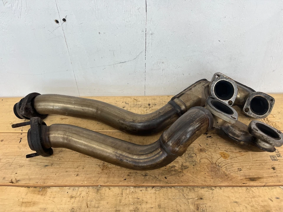 95-98 BMW E38 740i 740iL CILINDRO COLECTOR DE ESCAPE IZQUIERDO 5-6 y 7-8 OEM Foto 3 de 4