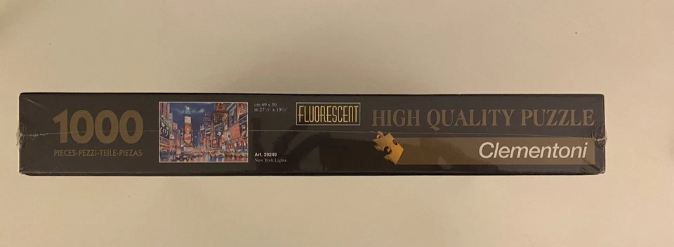 Clementoni Puzzle New York Lights 1000 Piece Broadway Fluorescent GID - Image 4 of 4