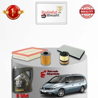 Set Service 4 Filter Und ÖL Renault Espace IV 3.0 DCI 130KW 177CV Von 2002->