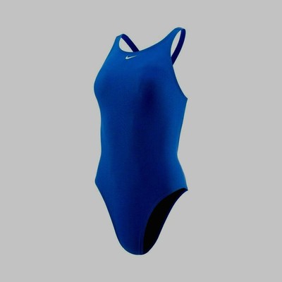 Nike Ness70 494 Womens Sz 10 Fastback Blue Bathing Suit Swimsuit One Piece 60 Ebay