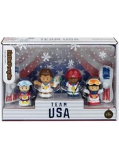 Fisher-Price Little People Collector Team USA 2022 Winter Olympics Figurine Set