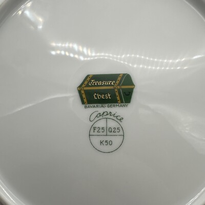 patty csbrera パティカブレラ 2枚セット 【中古】 7 TREASURE CHEST China CAPRICE Bavaria Germany Salad/Dessert