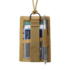 US Tactical ID Card Case Patch with Neck Lanyard and Credit Card ID Card Holder