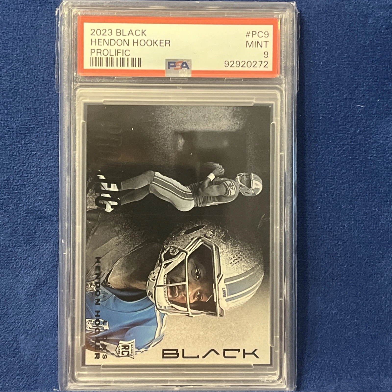 Hendon Hooker Panini Black Prolific #PC9 Base