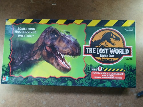 Vintage Milton Bradley 3D Jurassic Park The Lost World 1996 Board Game Unpunched - Picture 3 of 5
