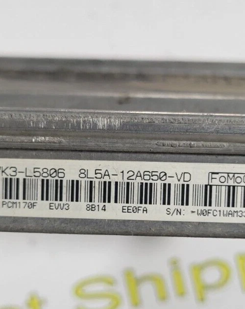 Módulo de control del motor ECM Ford Ranger Mazda B2300 2008-2011 2,3 L 8L5A-12A650-VD Foto 3 de 3