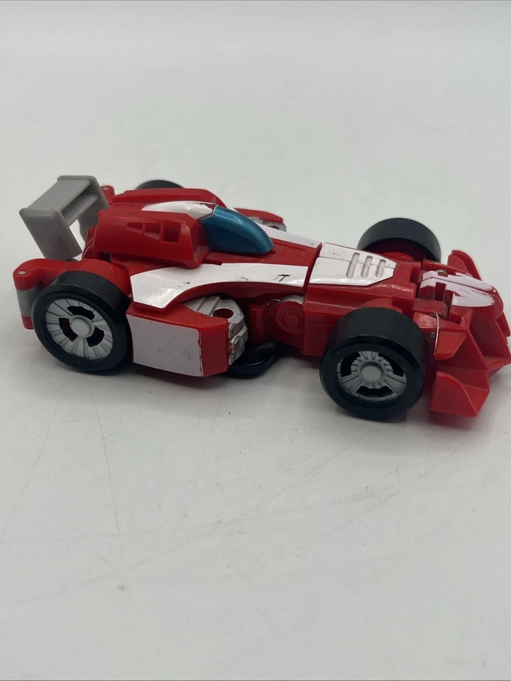 Figura de acción Hasbro Transformers Rescue Bots Heatwave Fire-Bot Race Car Foto 3 de 4