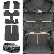 Cargo Mat Floor Mats For 2018-2024 2025 Volkswagen Atlas (NOT for Cross Sport)