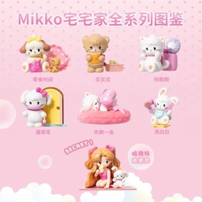 Miniso Mikko Staying At Home Series Blind Box(1 Random Figure) New