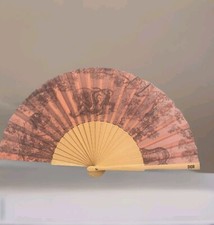 Christian Dior Novelty DIORIVIERA FAN Folding Fan Pink Limited Rare