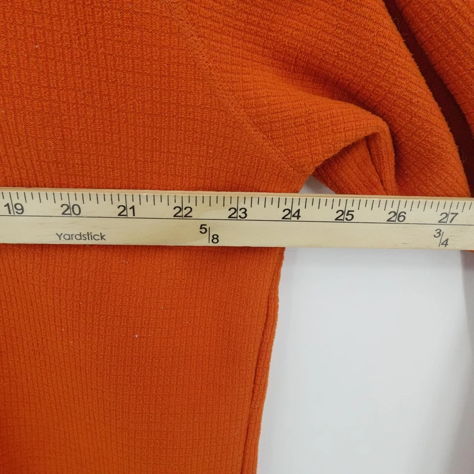 Pullover polar The North Face para hombre XL naranja 1/4 cremallera al aire libre senderismo Gorp Camp Foto 4 de 4