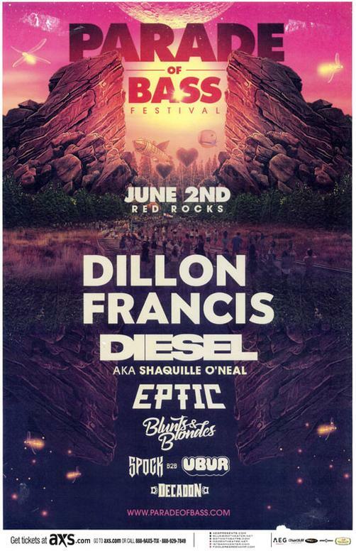 Red Rocks 2019 Poster (with Diesel)