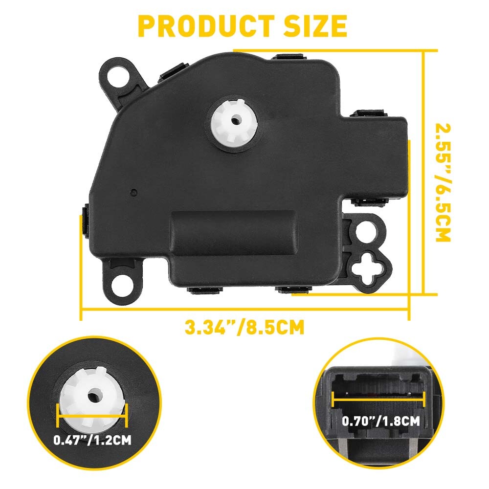 604-029 BLEND AIR DOOR ACTUATOR FOR CHRYSLER 200 DODGE AVENGER