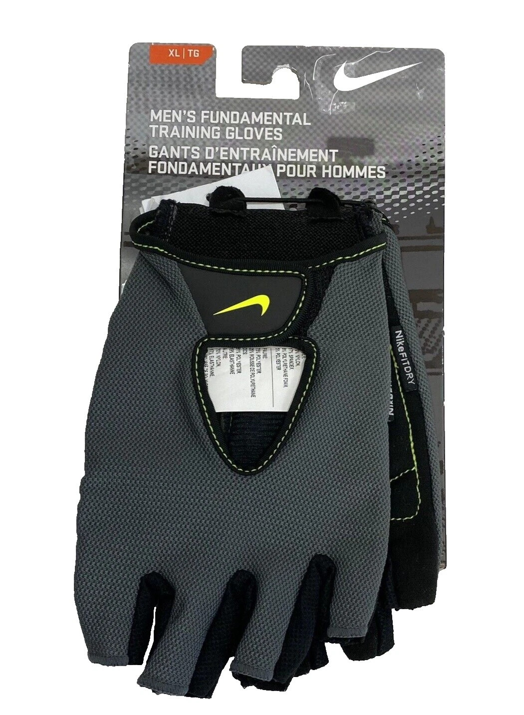Nike Fitness Guantes Medio Dedo