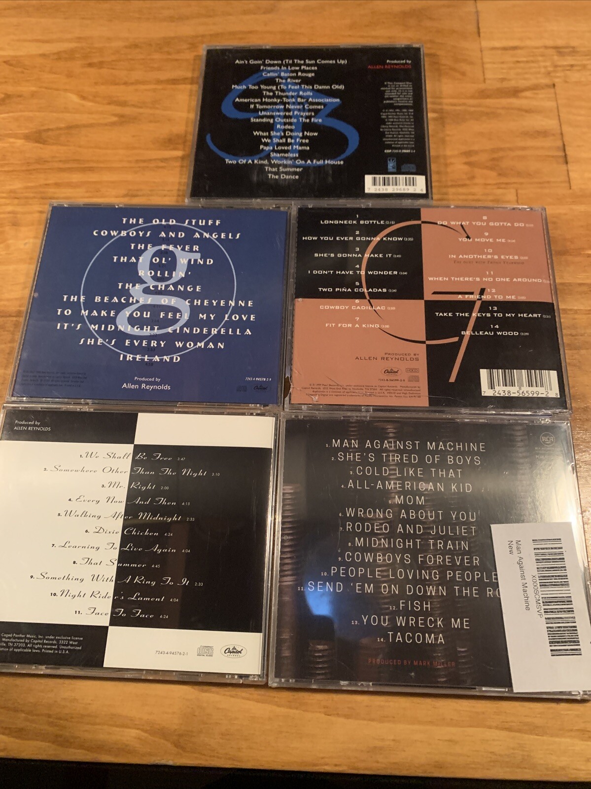 Garth Brooks 5 CD LOT/The Hits/Man Against Machine(New)/7’s/Chase/Fresh Horses thumbnail 2