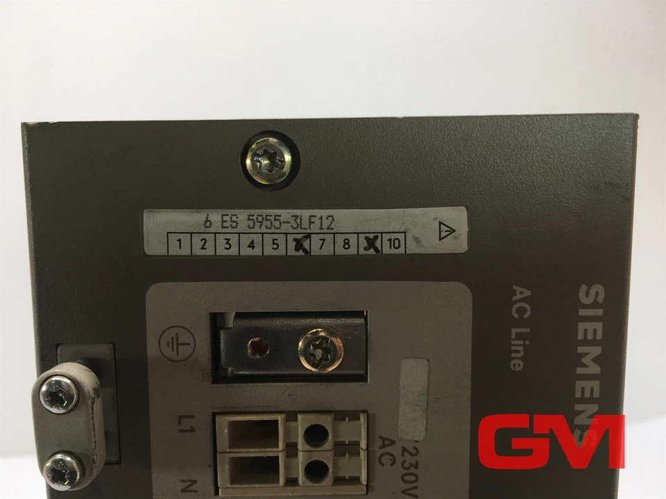 Siemens Stromversorgung 6ES5955-3LF12 Netzteil Power Supply Simatic S5 Version 9 - Bild 2 von 4