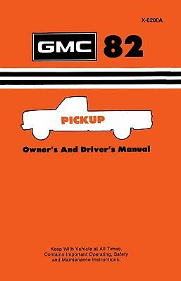 OEM Repair Maintenance Owner's Manual Bound for Gmc Light Duty Gas Only 1978