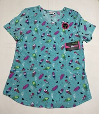 Scrubstar Women's Chillin Treats Print Scrub Top S