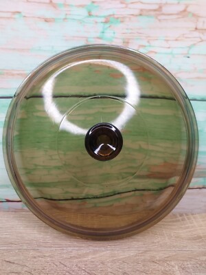 Pyrex 624-C Brown Glass Replacement Lid 2 Qt Round Casserole Dish Crockpot Vtg