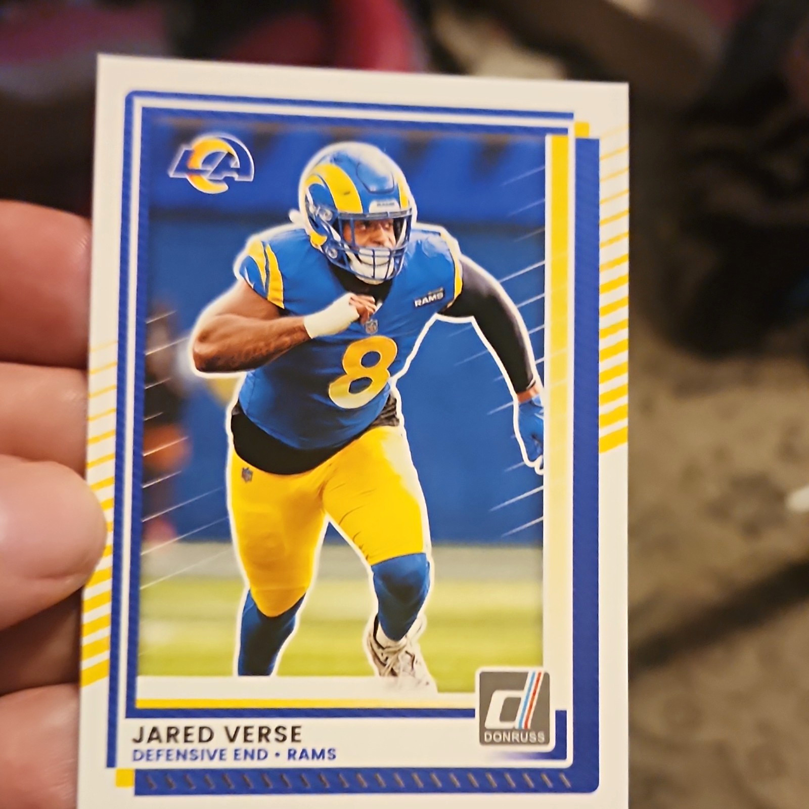 Panini 2025 Donruss Football Jared Verse Rookie #120 Los Angeles Rams(6)