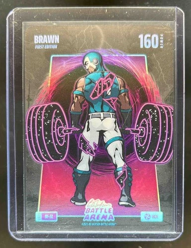 2026 Bo Jackson Battle Arena Brawn 1st Edition Hex SSP AJ Brown #BF-32