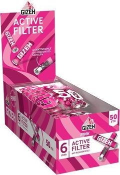 10 x Beutel GIZEH Pink ACTIVE 500 FILTER