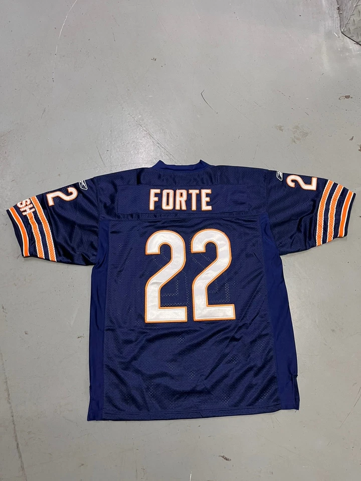 Camiseta de fútbol americano Matt Forte Chicago Bears vintage Reebok NFL talla 50 Foto 2 de 4