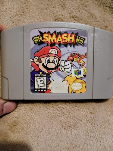 Super Smash Bros (Nintendo 64 1996) N64 Authentic Tested Working Cartridge