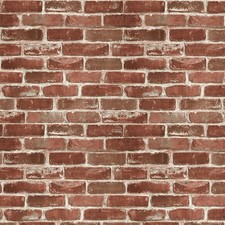 Red Brick Wallpaper Self-Adhesive Peel and Stick Wallpaper Waterproof and