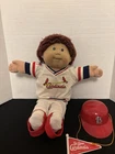Vintage 80s MLB Cabbage Patch Kid St Louis Cardinals Baseball Player Doll