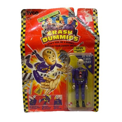1991 SEALED Crash Test Dummies MOC Figure SPIN EMPLOYEES On IMPACT Tyco