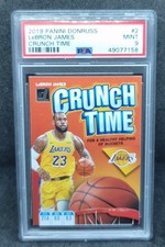 PSA 9 2019 CRUNCH TIME LEBRON JAMES #2. LAKERS