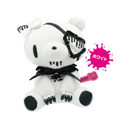 Gloomy Bear Plush Eye Patch Ver. White Gothic Japan Kawaii Exclusive 8203-095