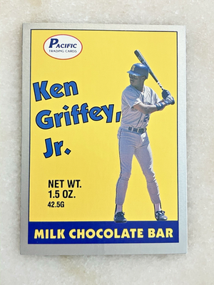 #ad 1989 Pacific Trading Card Candy Bar Promo YELLOW Ken Griffey Jr RC NM MT $17.88