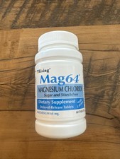 New Mag 64 Magnesium Chloride With Calcium 60 Tablets Exp 02/27