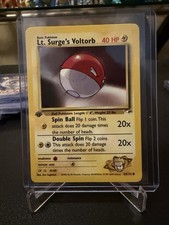 2000 Pokemon 1st Edition Gym Heroes Lt. Surge’s Electrode | Pack Fresh