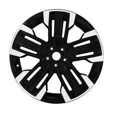 20x7.5 5 Triple Spoke Aluminum Wheel Machined and Painted Gloss Black 560-95566