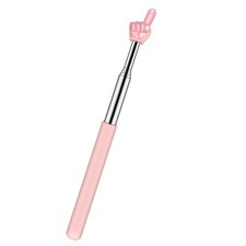 Retractable Teacher Pointer for Classroom Kids Reading, Dumero Pink