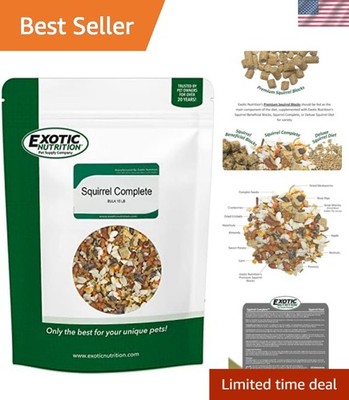 Healthy 15 lb Squirrel Complete - Pellets for Ground, Grey, and Flying Squirrels