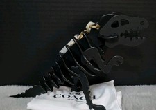 Coach Official Large Rexy Skeleton Bag Charm CCE76 B4/BK Brass/Black