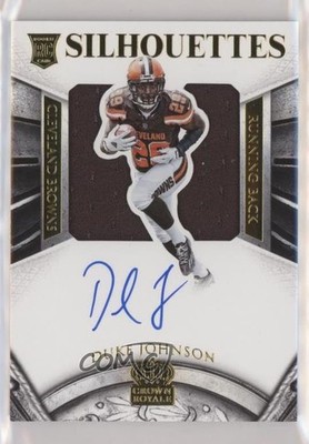 2015 Panini Crown Royale Gold Signatures 4/49 Duke Johnson Rookie Auto RC 7xr