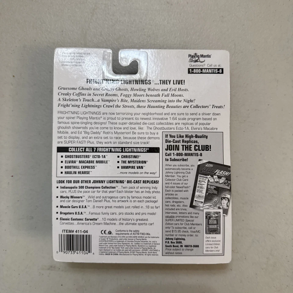 👻👻1997 Johnny Lightning Frightning Lightnings Vampire Van Series 4👻👻 - Image 2 of 2