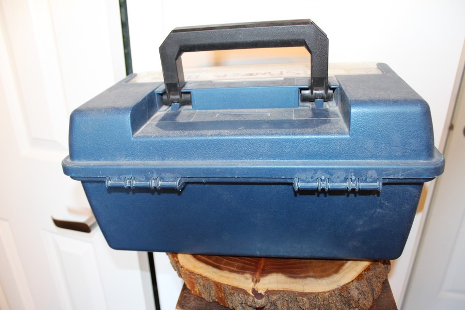 Vintage Plano 451 Spinner Bait Tackle Box USA Spinner Bait Inserts | eBay