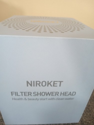 #ad NIROKET Filtered Shower Head High Pressure Clean Water Filter System NEW $37.99