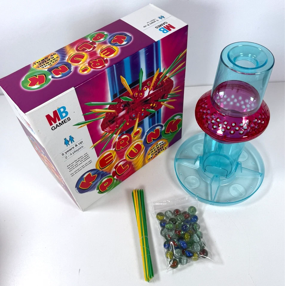 KerPlunk Game by MB Games 1996 'A Nerve-Racking Game of Skill' Ker-Plunk (5yrs+) - Image 3 of 4