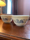 -Set of 2- PYREX Homestead 401 Mixing Bowls 750ml