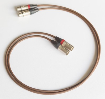 Belden 8402 with Neutrik Silver Plated XLR, High-End XLR Interconnect Cable Pair