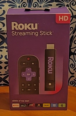 Neuer Roku HD TV Streaming Media Player Stick HDMI mit Fernbedienung UK 